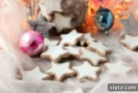 Traditional German Zimtsterne Cinnamon Star Christmas Cookies