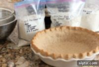Big Batch Gluten Free Pie Crust Mix Freeze For Anytime Pie