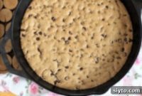 Bake a Giant Chocolate Chip Skillet Cookie with Your Little Chefs