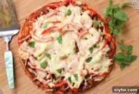 Fiery Mediterranean Chicken Pizza