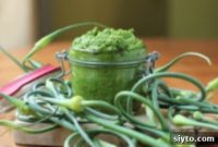 Summer Scape Pesto Your Garlicky Delight