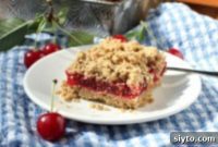 Tart Evans Cherry Ginger Oat Crumble Bars