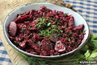 Georgia’s Beets with Cherry Glaze