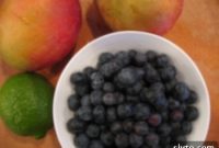 Creamy Tropical Mango Blueberry Delight