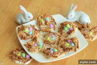 Kids in the Kitchen: Birds Nest Cookies & Bunny Bark