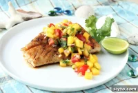 Antigua Yelken Gezimizin Tadı Karartılmış Mercan Balığı ve Taze Mangolu Salsa