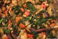 Patlıcanlı, Karalahanlı, Barbunyalı Ratatouille Yatağında Poşe Yumurta