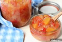 Peach Pear Chutney Summers Sweet Embrace