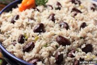 Jamaican Coconut Rice and Red Beans