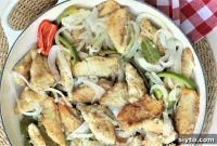 Guyana Usulü Mayhoş Kızarmış Tilapia, Zeytinyağlı Sirke Sosuyla