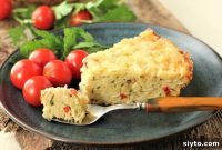 Simple No-Crust Puffball Bake