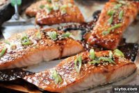 Quick and Easy Honey Miso Broiled Salmon Dinner