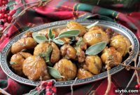 Fireside Feasting: A Winter Dinner with Glazed Chestnuts