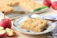 Golden Streusel Apple Slab Pie