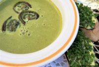 Spring Campfire Feast: Fiddlehead Soup, Herb Butter Halibut, and Aperol Spritz