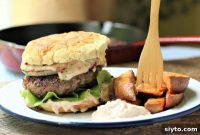 Bison & Bannock: Campfire Burger Bliss