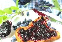 Homemade Haskap Honeyberry Jam Without Pectin