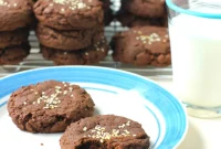 Velvet Chocolate Tahini Cookies