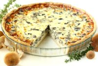 Foraged Fungi Quiche with a Gluten-Free Base