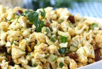 Mediterranean Cauliflower Salad with Dates and Pistachios