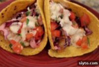 Vibrant Fresh Crispy Fish Tacos