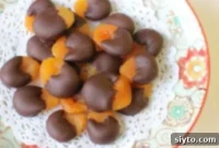 Chocolate Apricot Kisses