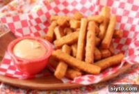 Tangy Currywurst Meets Crispy Lentil Fries
