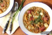 Rustic German Sweet and Sour Lentils