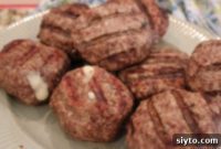 Gourmet Wine and Cheese Burgers for BBQ Season