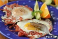 Cooking With Kids: Crispy Salami Egg Nests