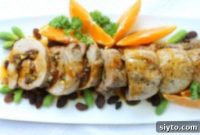 Zesty Orange Glazed Pork Tenderloin with Spruce Infusion