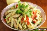 Crisp Asian Pear Chicken Slaw