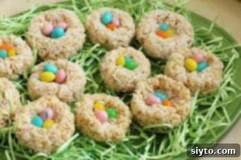 Kid-Friendly Rice Krispie Easter Egg Nests 1 featured 8658