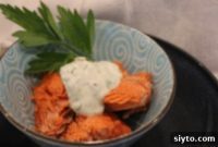 Lovage-Lime Baked Salmon with Zesty Herb Tartar