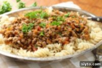 Cook Once, Eat Twice: Big Batch Meat Sauce