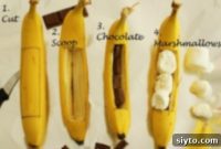 Campfire Banana Boats for Little Chefs