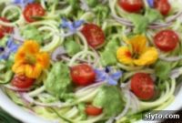 Fresh Summer Zucchini Salad with Herb Vinaigrette