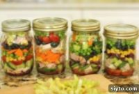 Kid-Friendly Raspberry Vinaigrette Mason Jar Salad