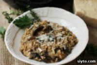 Italian Dream: Wild Mushroom Risotto