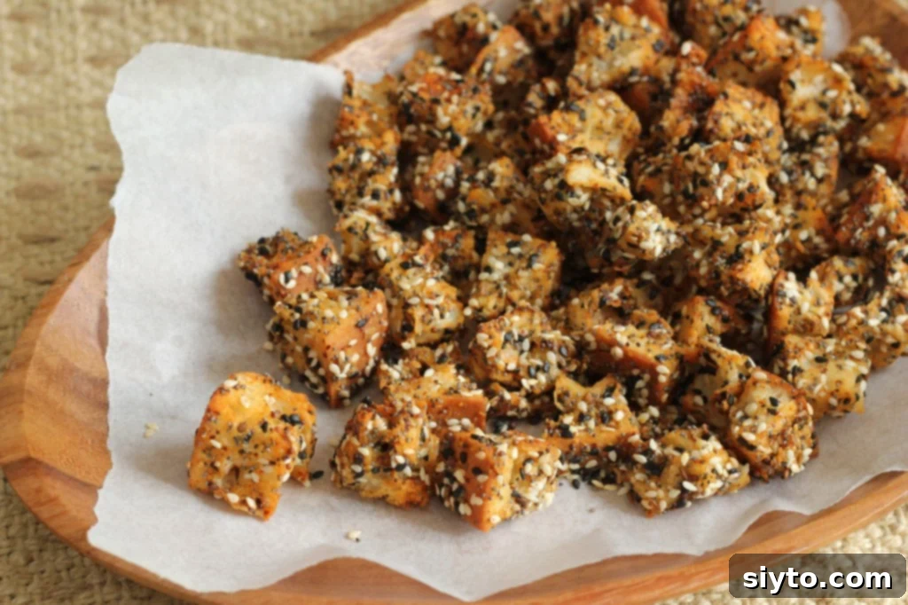 Savory Seedy Homemade Croutons