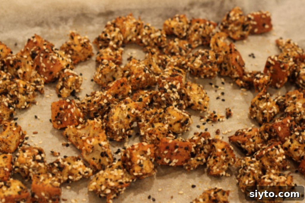 crispy crunchy homemade croutons