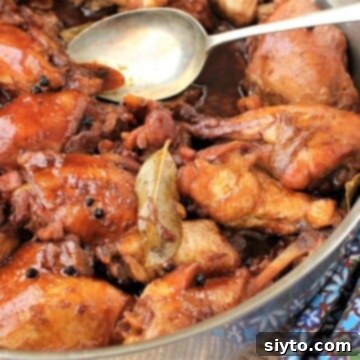 One Pot Chicken Adobo - simple, flavorful, and incredibly satisfying