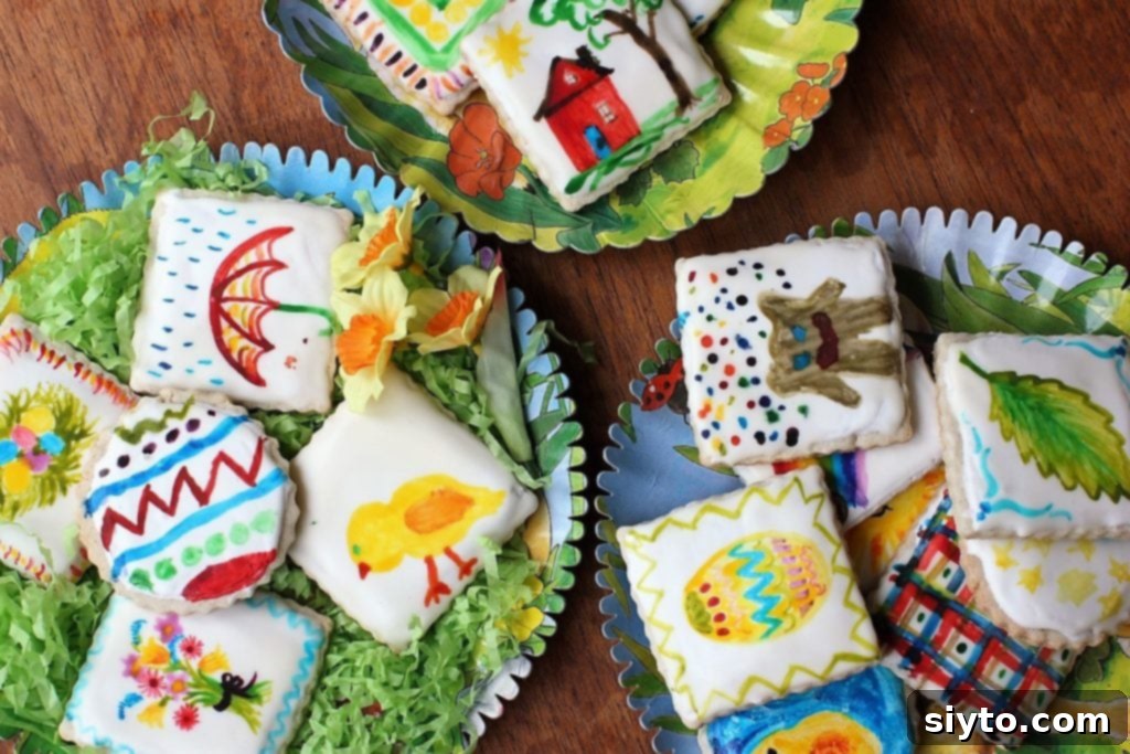 Christmas Baking; cookie painting can be themed for any holiday