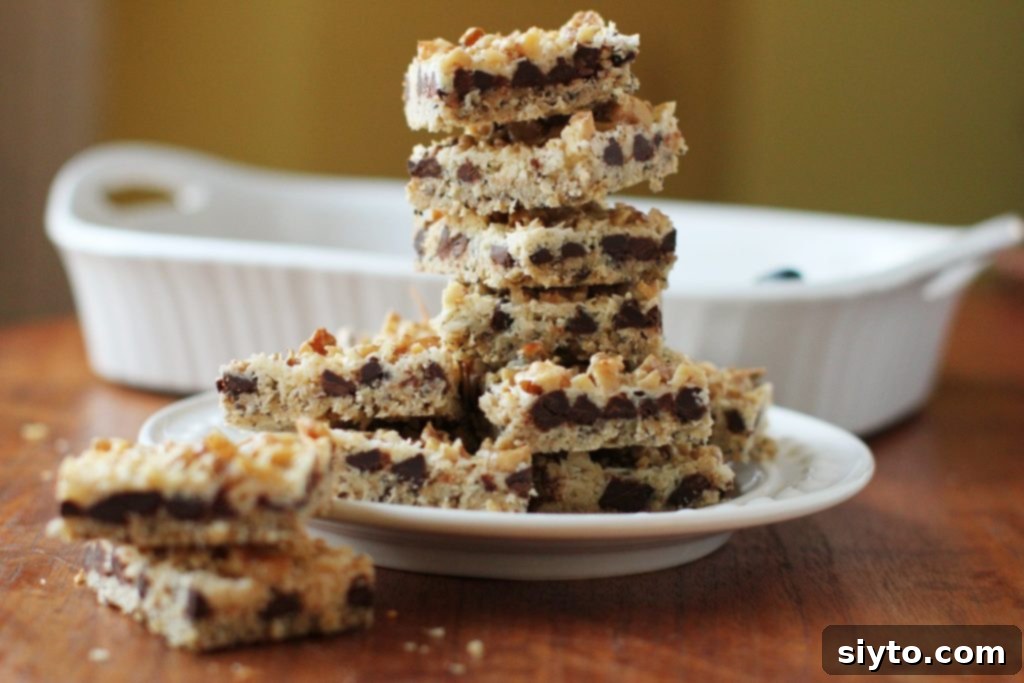 Christmas baking; healthier Hello Dolly Squares