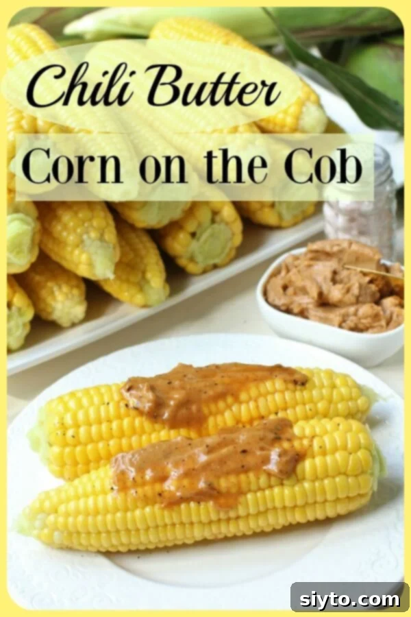 Chili Butter Corn on the Cob Banner