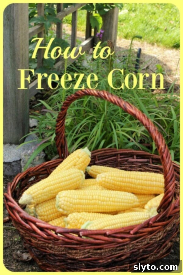 Mısır Nasıl Dondurulur? Koçanlı veya Tane Halinde Doğru Saklama Yöntemleri 16 How to Freeze Corn Pinterest Banner