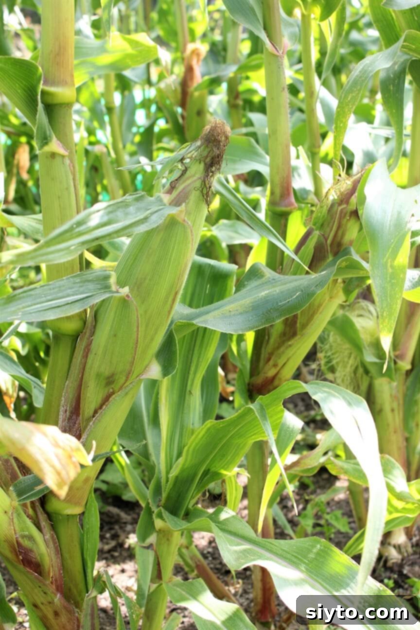 Mısır Nasıl Dondurulur? Koçanlı veya Tane Halinde Doğru Saklama Yöntemleri 3 ears of corn on the stalks