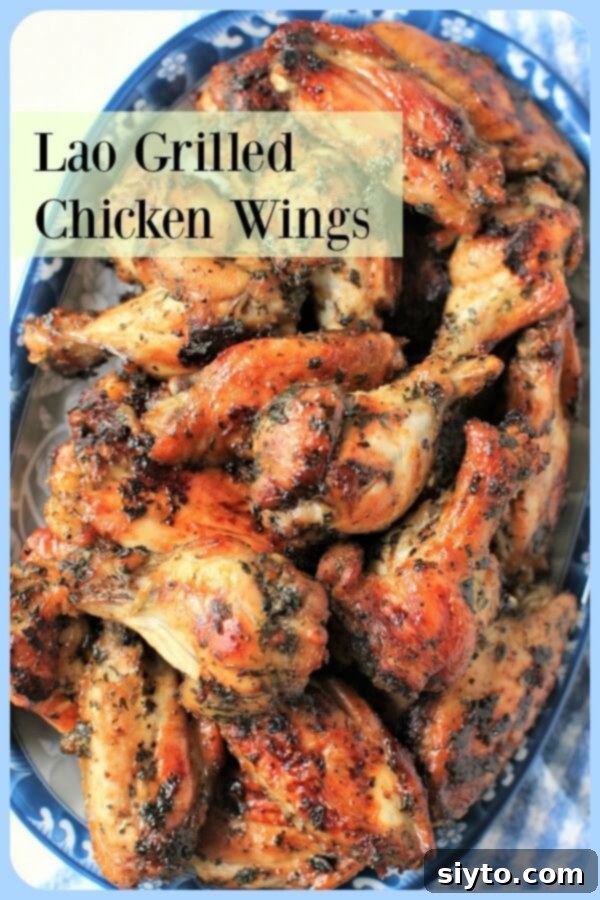 platter of Laotian Chicken Wings