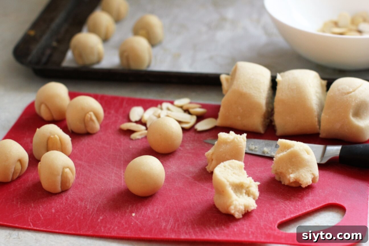 how to roll, cut, and shape the cookies