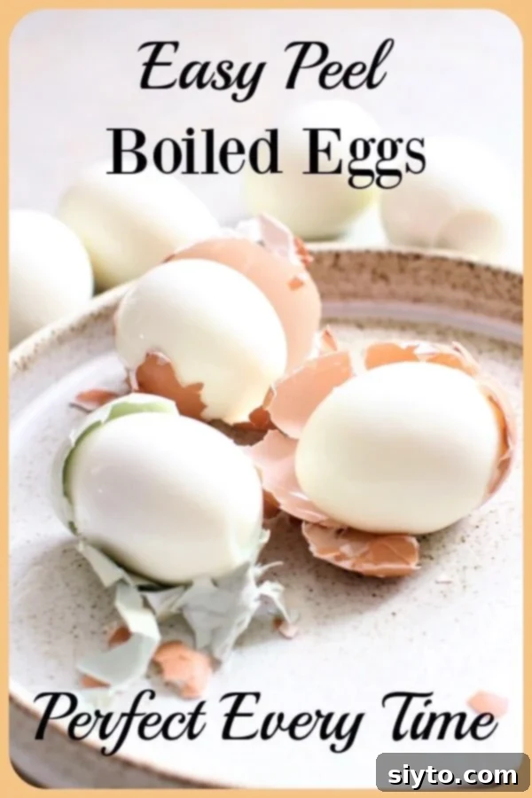 Easy Peel Eggs Banner